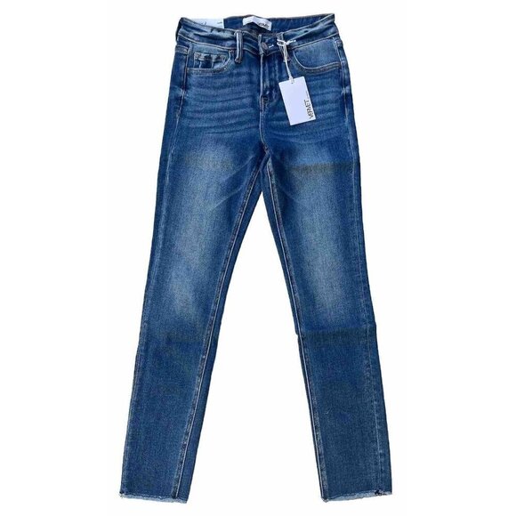 Vervet By Flying Monkey Denim - Vervet By Flying Monkey Amber Mid-Rise Skinny Jeans for Women - Size 25
